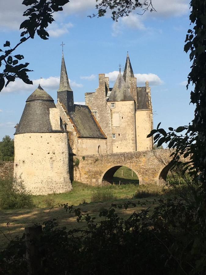 Chateau De Bourgon Montourtier Eksteriør billede